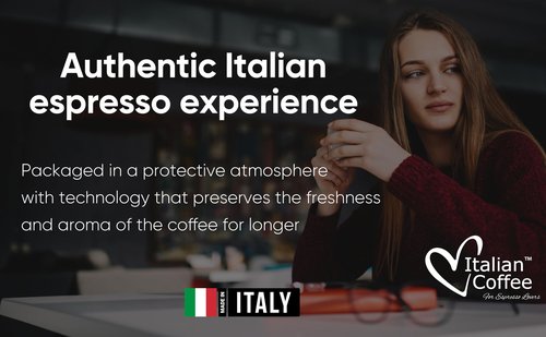 ITALIAN COFFEE FOR ESPRESSO LOVERS capsules compatible with Lavazza BLUE and Lavazza Expert machines (Elisir, 1 Count (Pack of 50))