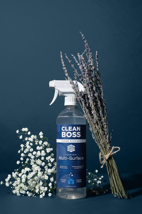 CleanBoss Everyday Multi-Surface Cleaner, Plant-Powered, For Kitchen, Bath, Floors (2)
