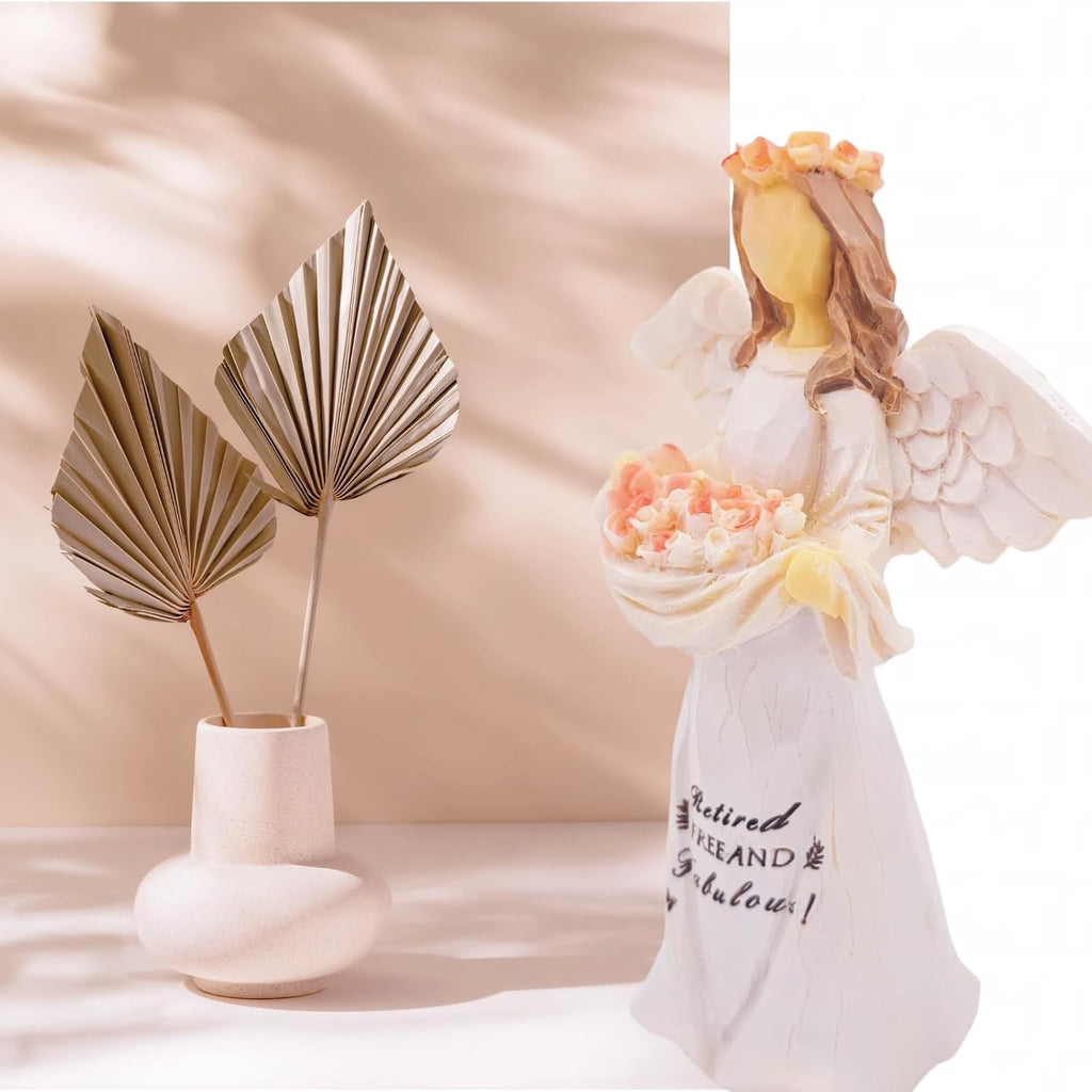 Skiennix Retirement Gift Angel Figurine - Hand-Carved Sculpture for Women | Perfect for Retirement Parties