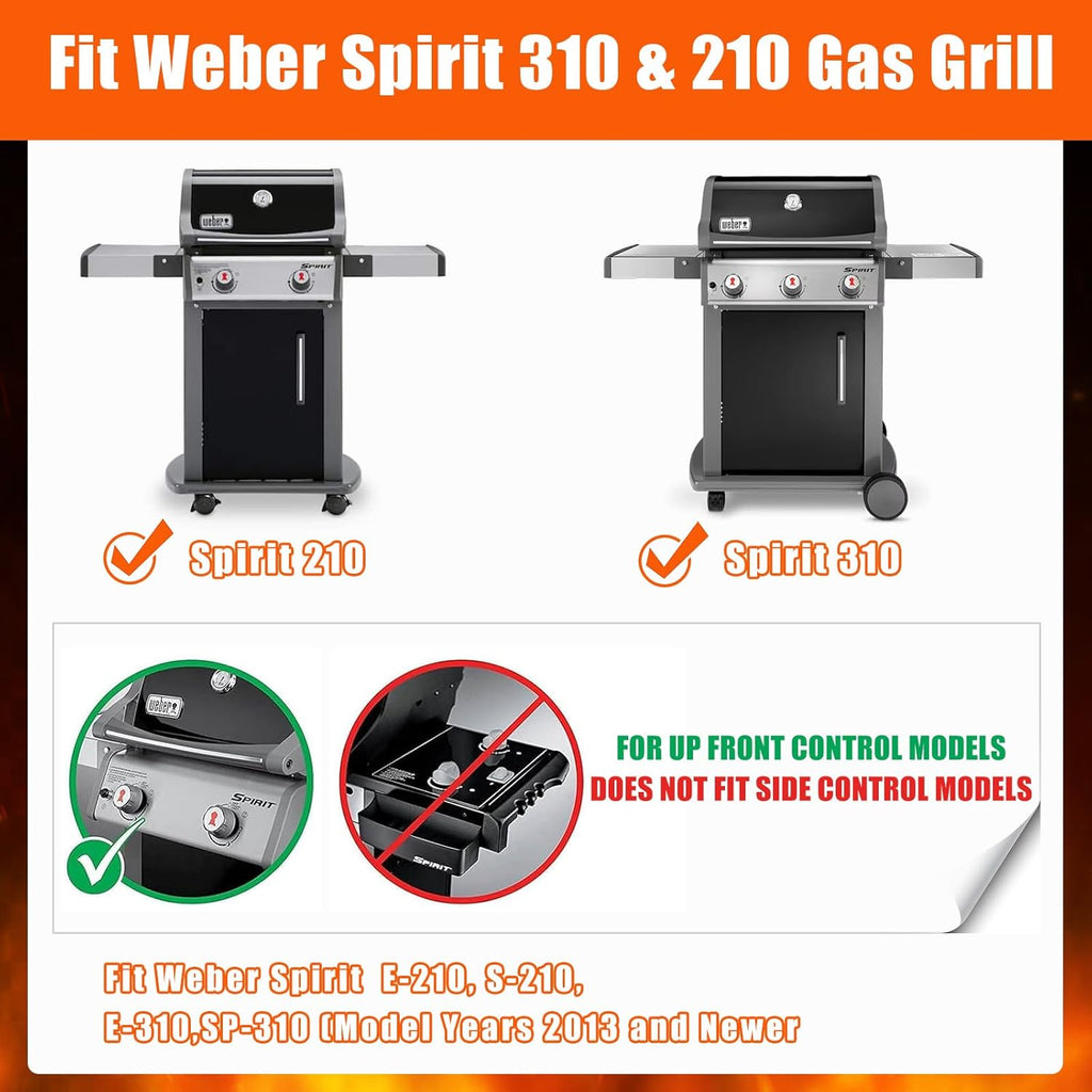 Uniflasy Grill Igniter Button - Compatible with Weber Spirit 210 & 310 Models | Easy Installation for 2013+
