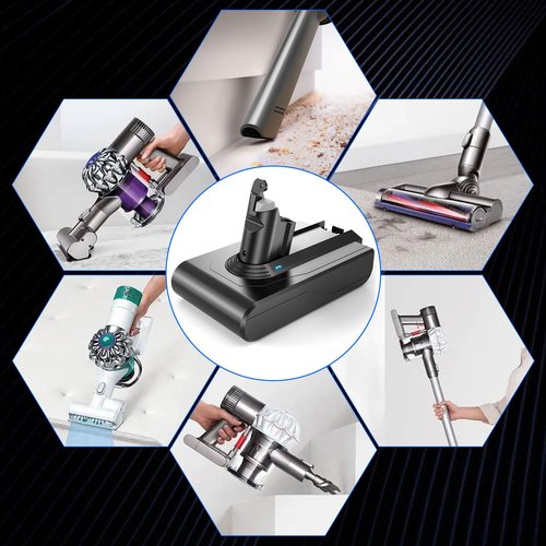 MTYSP V6 Battery Replacement, Compatible with SV03 SV04 SV05 SV06 SV07 SV09 VTC4 DC58 DC59 DC61 DC62 DC72 DC74 V6 Animal/Absolute/Motorhead/Trigger/Fluffy Series Handheld Vacuums
