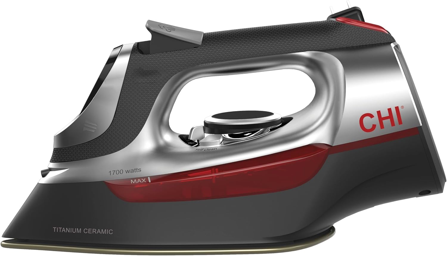 Skiennix Steam Iron - 1700 Watts with 8’ Retractable Cord & Professional Grade Titanium Soleplate