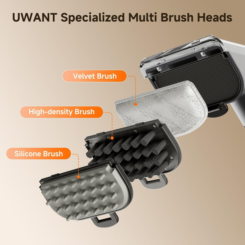 Uwant Portable Carpet Cleaner - 18Kpa Deep Cleaning Machine for Cars & Pets | Includes Self-Cleaning Tool