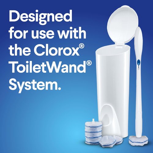 Clorox ToiletWand Disinfecting Refills - 30 Disposable Wand Heads for Easy Cleaning