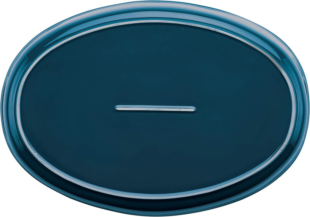 Rachael Ray Ceramics Oval Baker Set - 2-Piece Marine Blue Bakeware for Perfect Cooking