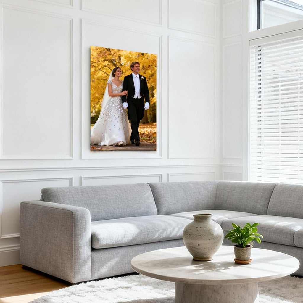 Skiennix Personalized Canvas Prints - Custom Framed Wall Art | 12x16 Photo Transformation, Made in Texas