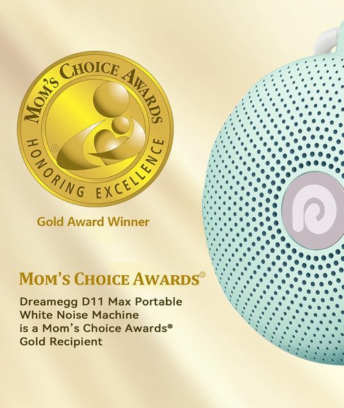 Dreamegg Sound Therapy Machine - Portable Soothing Sound Device with 21 Sounds & Noise Canceling | Green