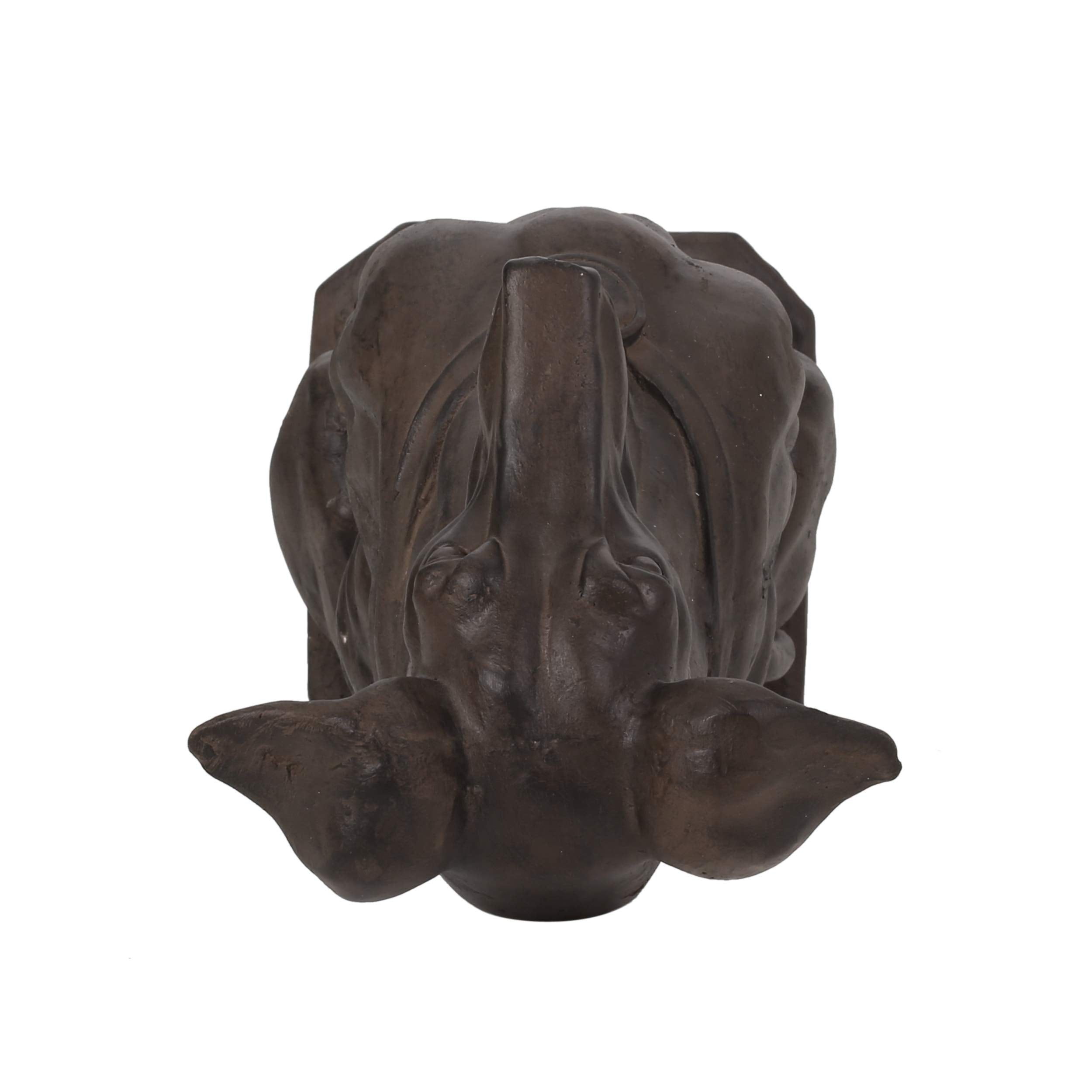 Brandbury Greyhound Dog Statue, Dark Brown