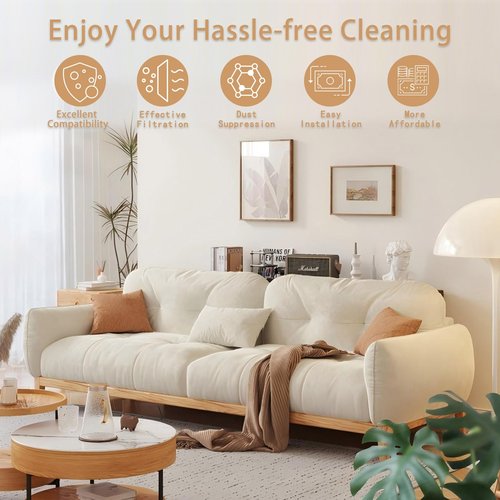 9 Packs Vacuum Dust Bags for eufy X10 Pro Omni &Eufy X8 Pro Robot Vacuum，3L Large Dust Bags, Four Layer Replacement Dust Bag