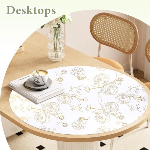 Shelf Liners for Kitchen Cabinets Non Adhesive Drawer Liner 23.6in x 20FT Gold Floral Thickened Shelf Liner Paper Strong Non-Slip Easy to Clean for Tool Box Refrigerator