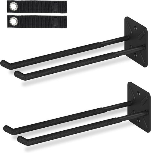 **Heavy Duty Garage Hooks by [Brand Name] - 12.4 Inch Wall Mount Hangers | Max Load 200 lbs for Ladders, Tools & More**