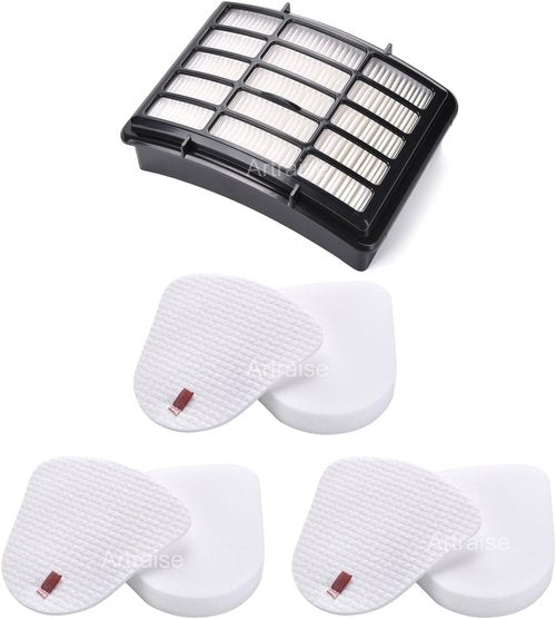 Artraise Shark Vacuum Filter Replacement - 1+3 Pack Compatible with Navigator Lift-Away Models NV350-NV370 | High-Quality Performance