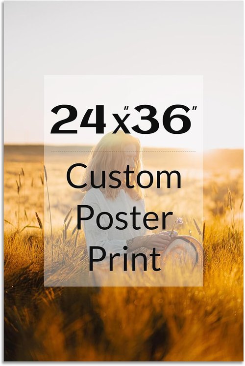 Custom Canvas Poster - Personalized Wall Art for Home or Office Decor | 24x36 Size