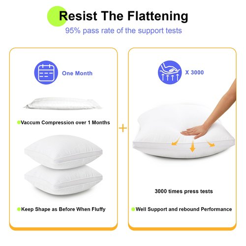 AIAEL 18x18 Pillow Inserts Set of 2, Down Alternative Throw Pillow Inserts with 100% Cotton Cover, Machine Washable Reading Pillows, Decorative Pillows for Bed, Sofa, and Couch