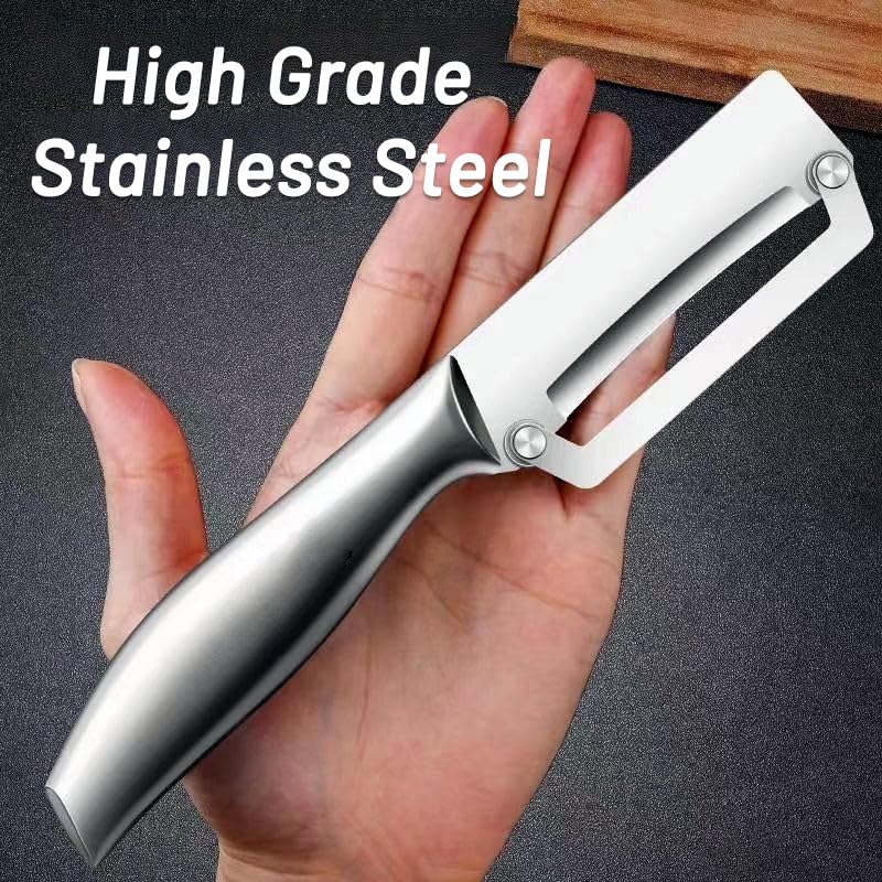 Yopolaz Thick Vegetable Peeler - Ultra Sharp Stainless Steel Kitchen Tool
