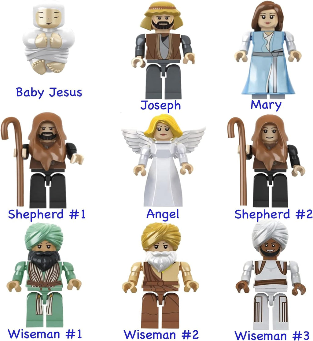 Ultimate Play Set - Large Indoor Nativity Scene with 15 Characters & Trees | Perfect Christmas Gift for Kids