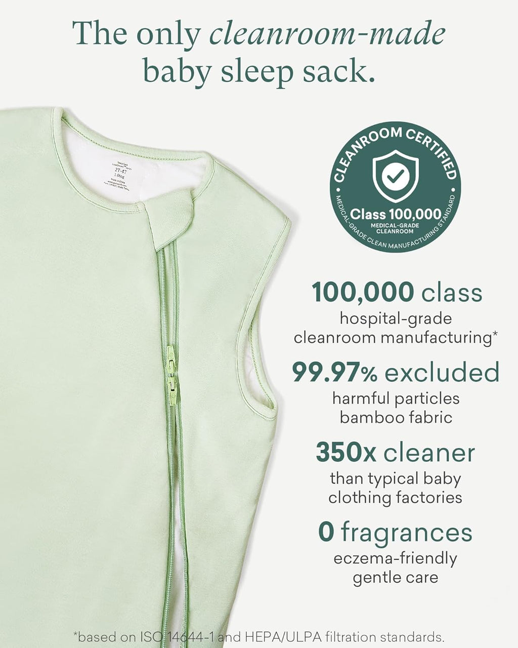 PurComfy Sleep Sack - 2.5 TOG Premium Bamboo Viscose Warm Baby Sleeping Bag | Supersoft Quilted Design