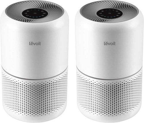 LEVOIT Air Purifier - HEPA Filter for Allergens & Pet Odors - Covers Up to 1,073 ft² - Core300-P, White, 2 Pack