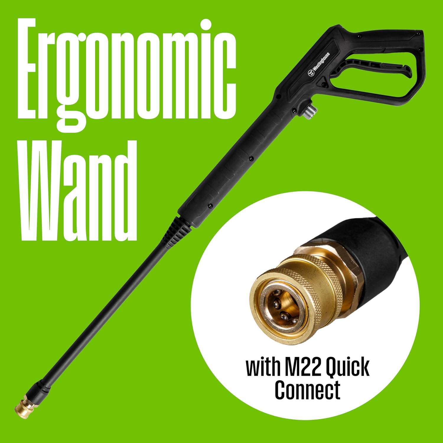 Westinghouse ePX3050 Electric Pressure Washer - 2100 Max PSI, 1.76 GPM, Foam Cannon & Turbo Nozzle for Cars, Patios & More