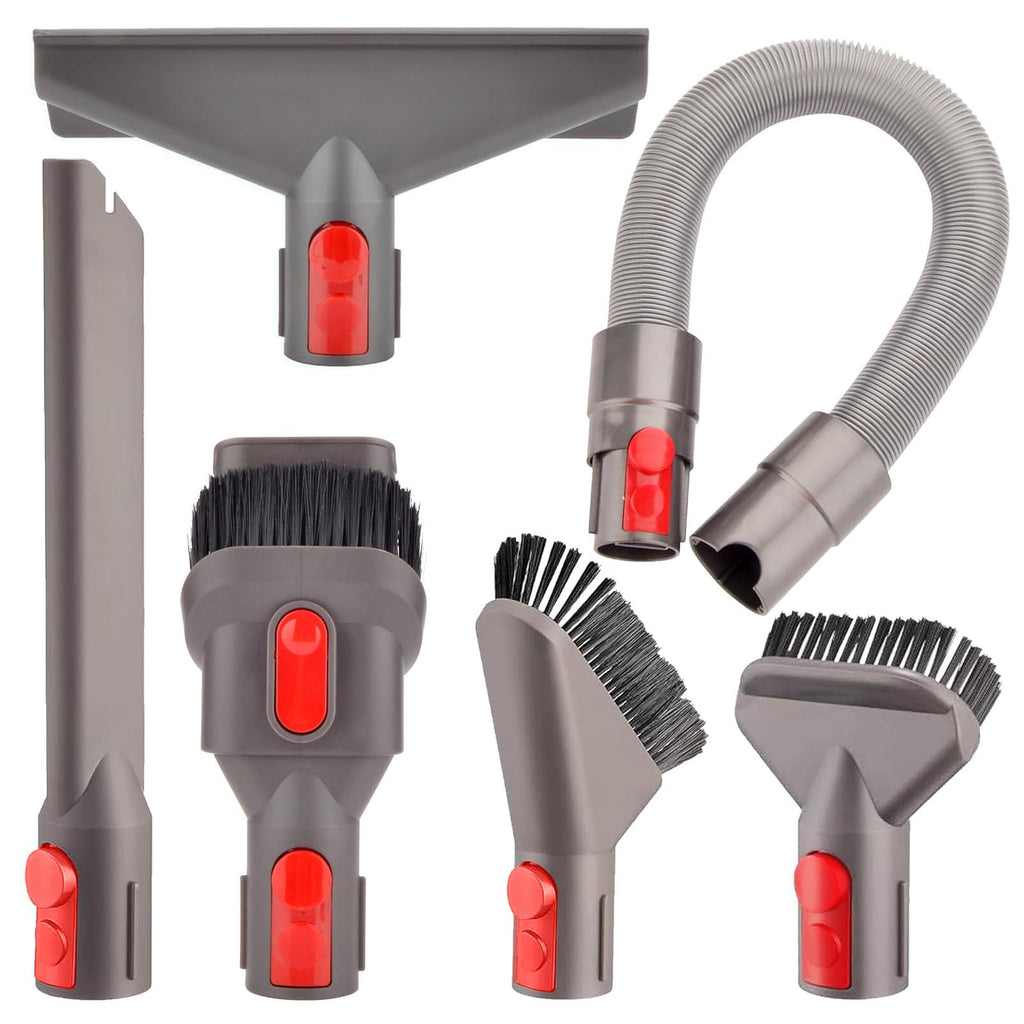 POMBEU for Dyson Vacuum Attachments Parts Kit V8 V11 V15 V12 V10 V7 Gen5 Cordless Replacement Head, Deep Cleaning of Multi-Functional Accessories, Suitable for Various Settings Such as Homes & Cars