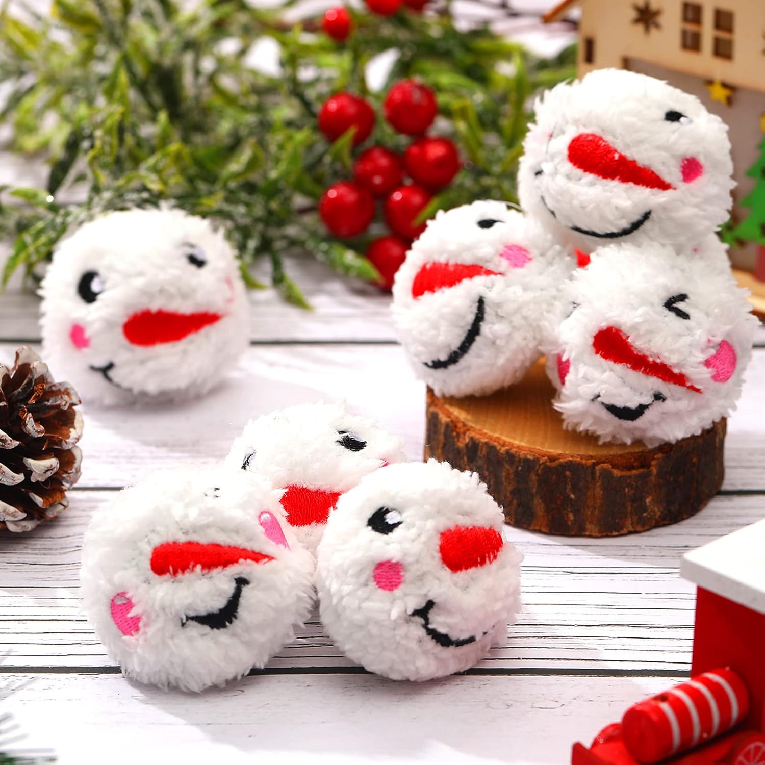 Sumind 36-Piece Snowball Fight Balls Set - Reusable Soft Snowflake Balls for Winter Fun | Indoor & Outdoor