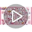 Whaline Halloween Window Clings - 9 Sheets Pink Ghost & Bat Decor