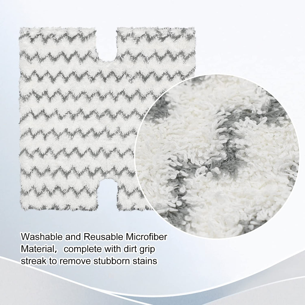 Steam Mop Pads Replacement for Shark Lift-Away Pro & Genius Pocket Steam Mop Series S3973 S3973D S3973WM S5001 S5003D S5002Q S5003A S6001W S6001WM S6002 S6002C S6003 Washable Reusable Mop Pads, 3 Pack