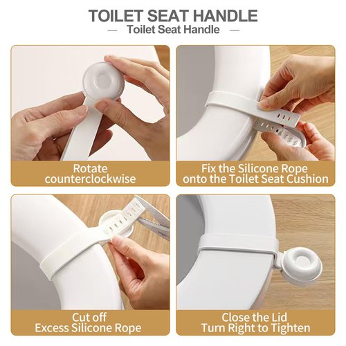 HIEASTS Toilet Seat Handle, Lift Tools Avoid Touching, Toilet & Bathroom Accessory (2 PCS)