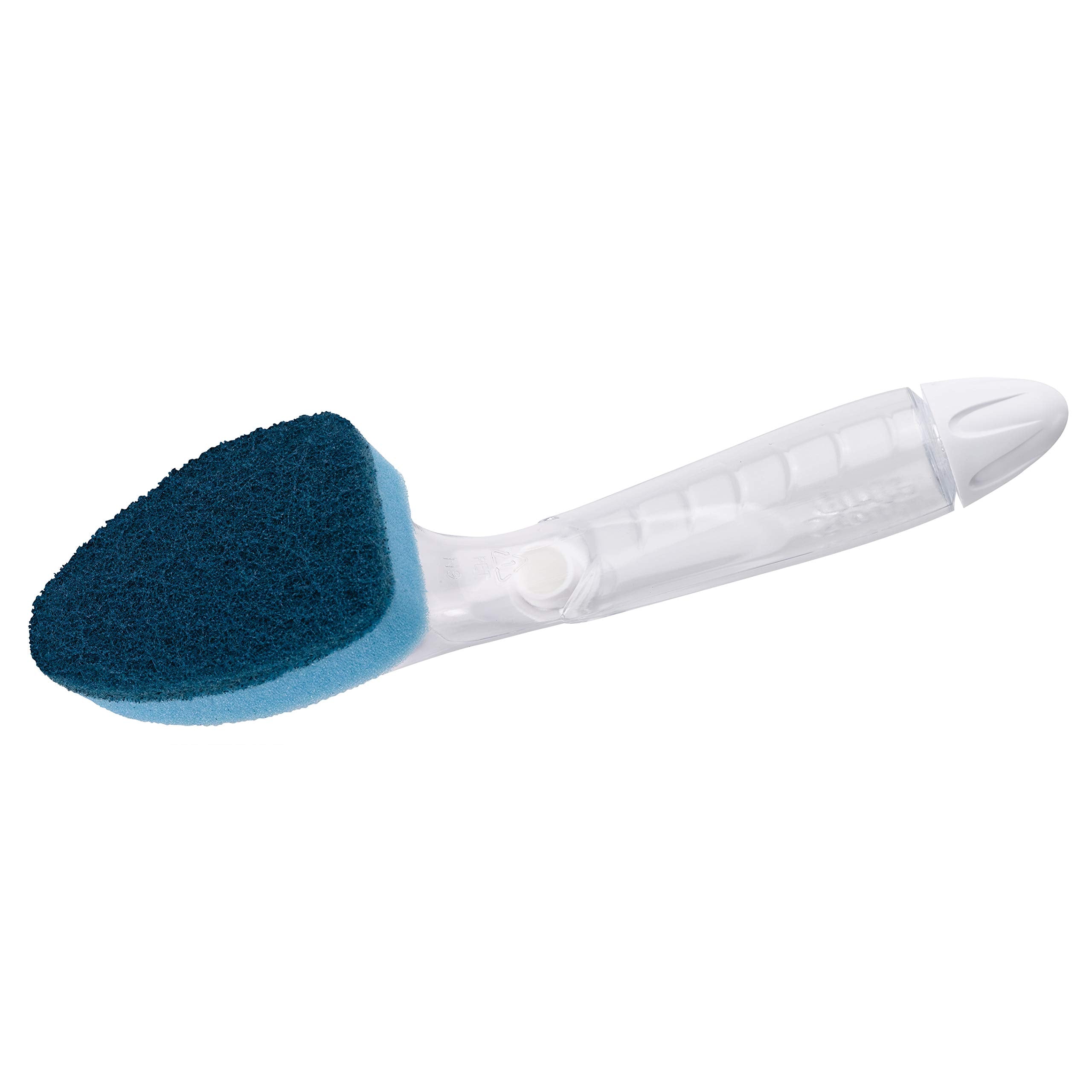 Scotch-Brite Non-Stratch Dishwand, Scrubber for Cleaning Kitchen, Bathroom, and Household, Non-Scratch Dish Scrubber Safe for Non-Stick Cookware,( Pack of 4)