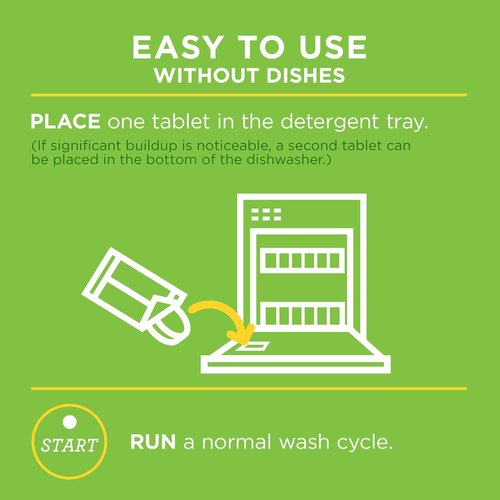 Affresh Dishwasher Cleaner - Eliminate Odor Causing Bacteria & Grime - 6 Tablets for 6 Month Supply