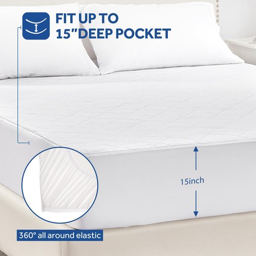 Sealy Heated Mattress Pad Full Size with Plush Top, Coral Fleece Electric Bed Warmer Single Controller, 10 Heat Settings & Auto Off 1-12 Hours, Fit Up to 15" Deep Pocket, Machine Washable 54"x75"