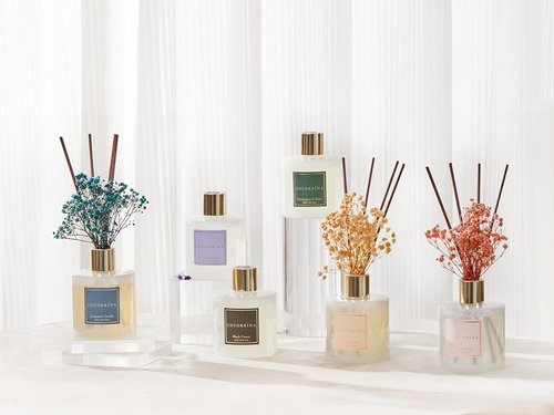 Cocorrína Reed Diffuser - Olive Flower Scent for Relaxing Home Ambiance