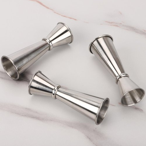 3 Pcs Jigger for Bartending, Double Cocktail Jigger 2 oz 1 oz Stainless Steel Measuring Cup