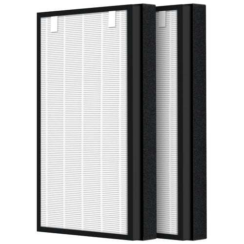 Pulluty HSP003 True HEPA Filter Replacements for Hathaspace Air Purifier Filters HSP003,3 in 1 H13 True HEPA Filter with Activated Carbon Pre-Filter,2 Pack