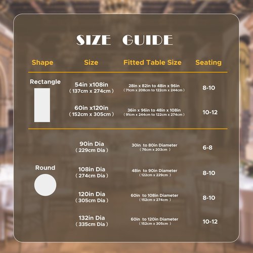 sancua 90 Inch Round Tablecloth White, 8 Pack - Circle Polyester Fabric Table Cloth for Wedding Party Reception Banquet Birthday, Washable Formal Table Cover (Fit 30-72 Inch Tables)