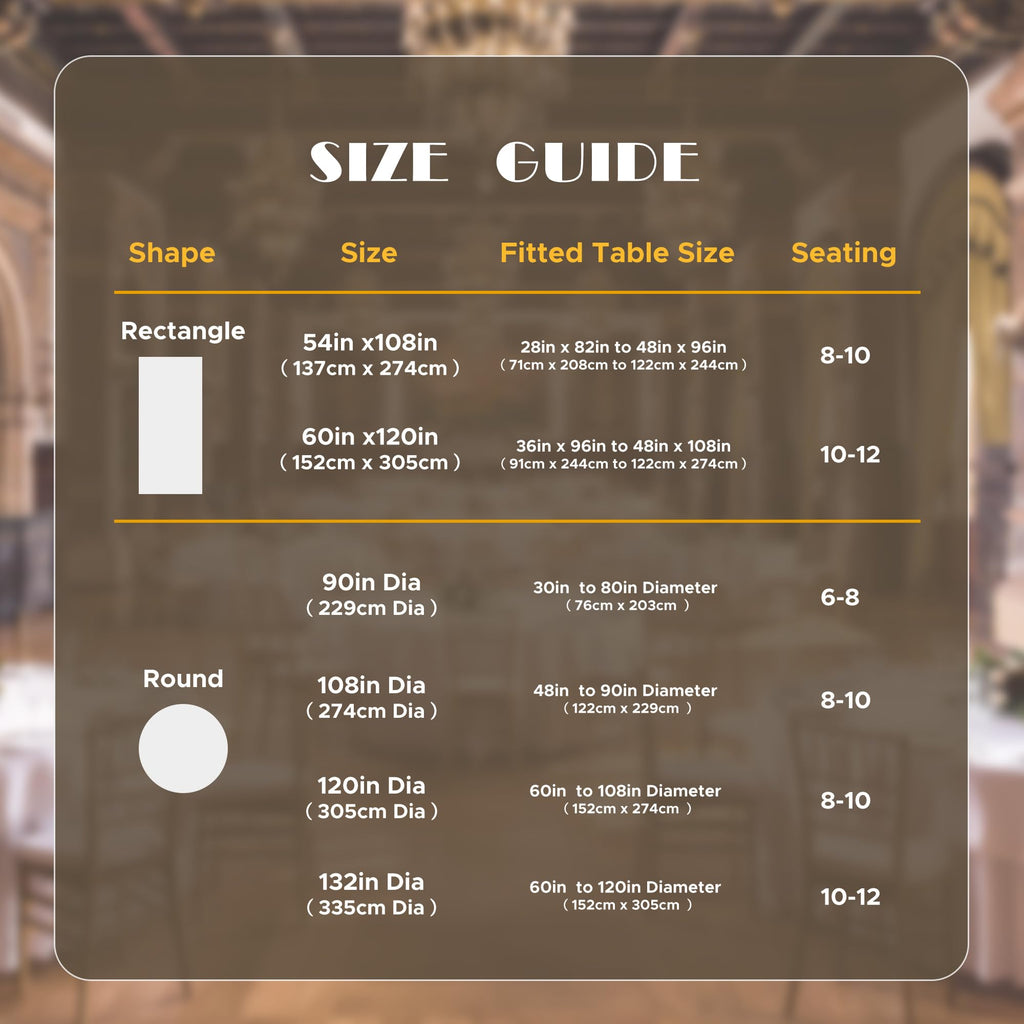 sancua Black Tablecloths for 6 Foot Rectangle Tables, 8 Pack - Washable Polyester Fabric Table Cloth, Reusable Table Covers for Wedding Party, Birthday, Banquet Reception, 54x108 Inch