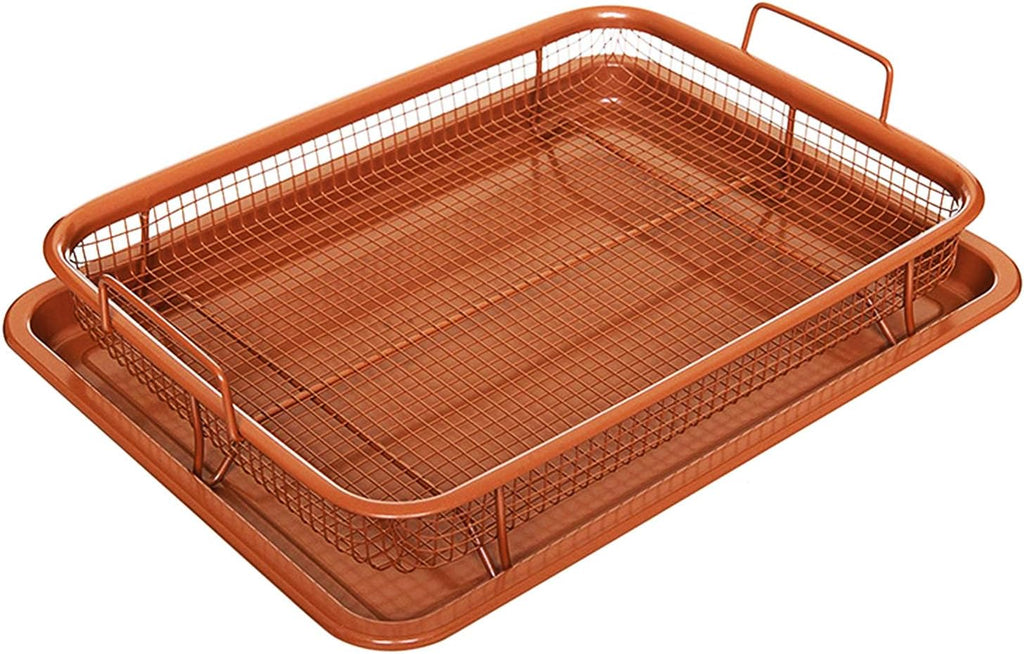 Skiennix Non-Stick Baking Tray - Crispy Basket Air Fryer Pan for Perfectly Cooked Meals