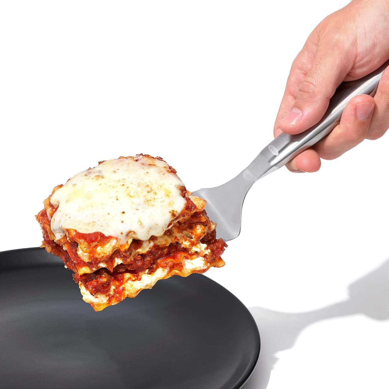 OXO Steel Lasagna Server - Durable Stainless Steel Design for Effortless Serving and Portion Control