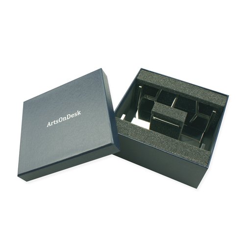 ArtsOnDesk Modern Art Cocktail Napkin Holder mr115 Stainless Steel Mirror Polish Patent Applying for-Cocktail Beverage Crystal ware Paper Napkin Holder Dispenser Organizer Christmas Thanksgiving Gift