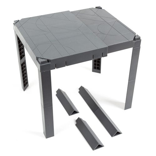 U Brands 2-Way Adjustable Locker Shelf, Locker Accessories, Grey, 8.375” to 13.75” W, 3 Varying Heights