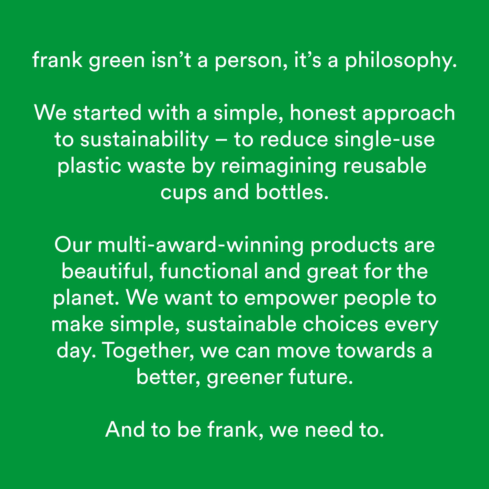 Frank Green - Ceramic Reusable Bottle - Stainless Steel Water Bottle With Straw, Insulated Water Bottle, Metal Water Bottle - Flip Straw Lid - 34oz - Deep Ocean