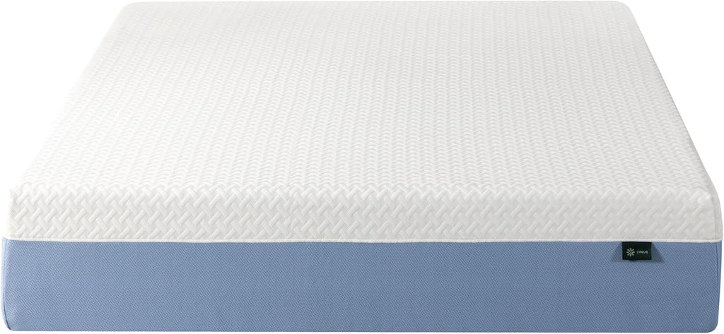 Zinus 12 Inch Queen Memory Foam Mattress - Cooling Comfort, Fiberglass-Free, Medium Feel, Safe Materials