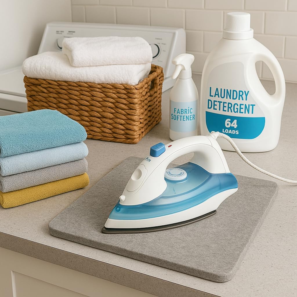 Wool Ironing Mat - Portable Pressing Pad | Ironing Board Alternative for Quilting & Travel (11.5" x 14.5")