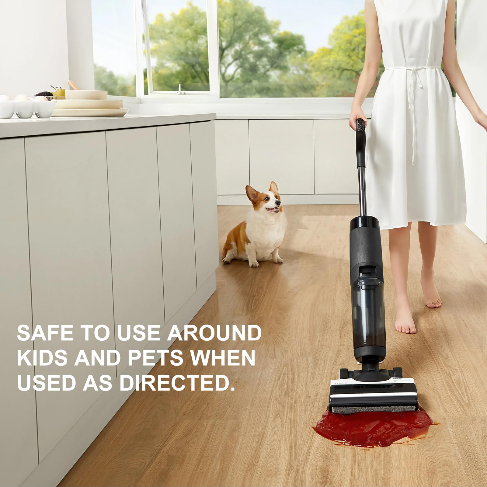 Floor Cleaning Solution Lavender Scent Compatible with Tineco Cleaning Solution, Residue & Streak Free, Suitable for All Robot Vacuum Cleaners and Wireless Wet Dry Dual-Use Vacuum Cleaners