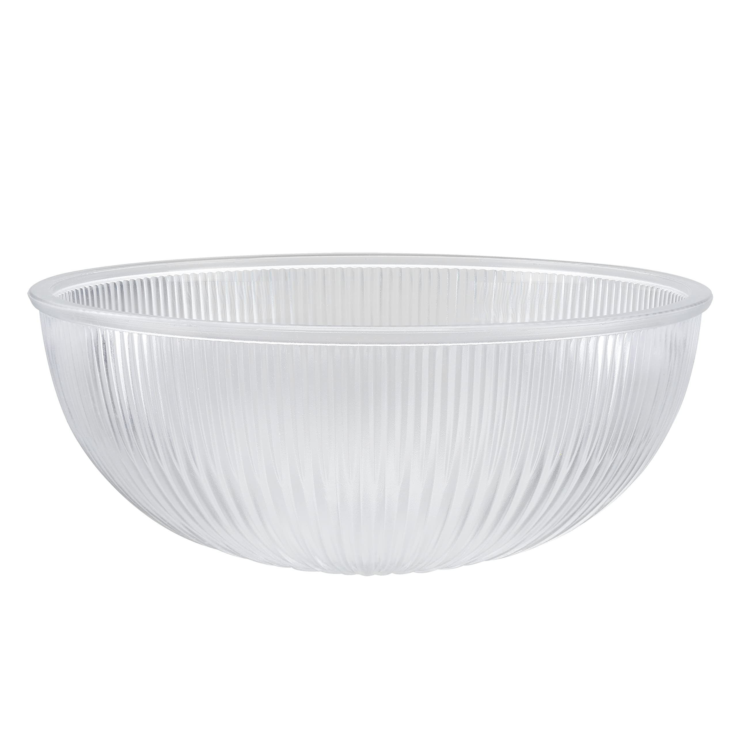 Aspen Creative 25308-60-1, Clear Glass Shade for Medium Base Socket Torchiere Lamp, Swag Lamp, Pendant, Island Fixture, 11-7/8" Diameter x 5-3/4" Height