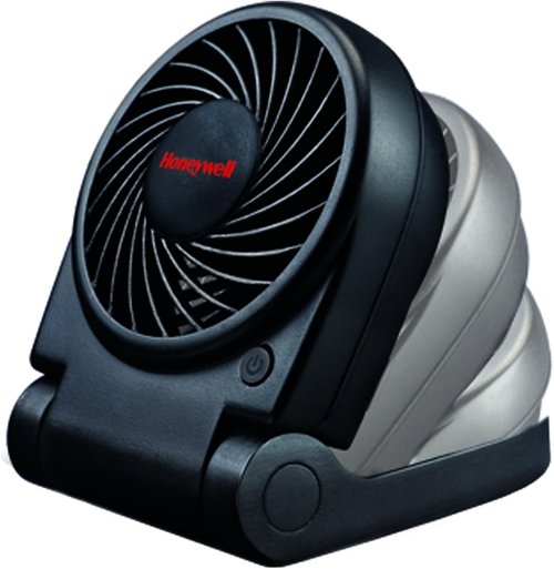 Honeywell Turbo On-the-Go Personal Fan - Compact Black Portable Fan for Travel