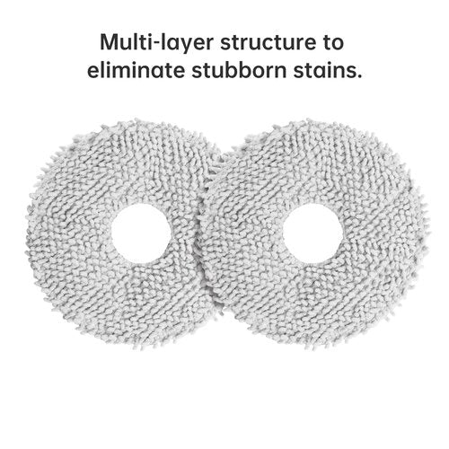 DREAME Mop Pads Compatible with X50 Ultra / X40 Ultra/ L50 Ultra / L40s Ultra / L40s Ultra AE / L40s Ultra CE / L40 Ultra / L10s Ultra Gen2, Wet Mopping Pads (4 pcs)
