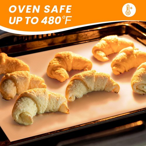 **Silicone Baking Mat Roll - Premium German Silicone - Heat Resistant Non-Stick Pastry Mat | Reusable Dough Rolling Mat**