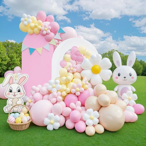 Babenest 7.2Ft Spandex Open Arch Backdrop - Fitted Double-Sided U-Shaped Cover for Weddings & Events | White