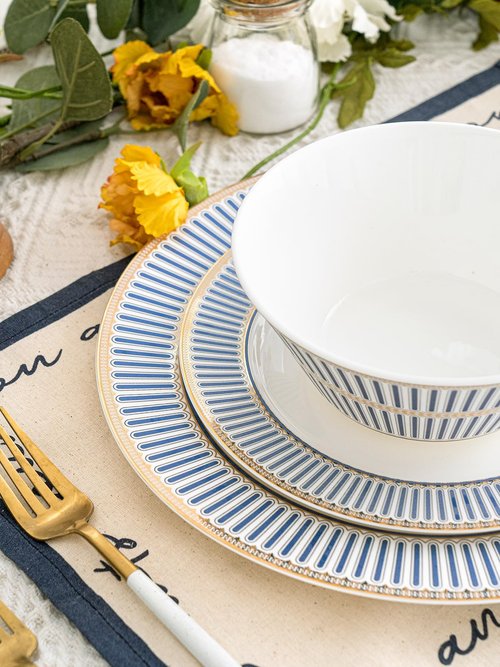 CwlwGO-Bone China Soup Bowls & Cereal Bowls - 6" White Ceramic Bowls Set of 4 for Soup, Cereal, Oatmeal, Fruit, Not suitable for microwave use.